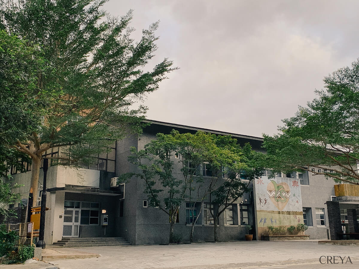 途經水興社區活動中心建築